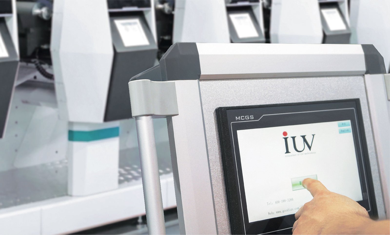 Mercury and LED UV interchange Curing System IUV LED UV curing system intelligent automatic